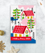Красива новорічна листівка з будиночками "З Новим Роком 2024" (043405) 043405 фото 1