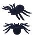 Великі оксамитові павуки на Хелловін 2 шт (2020-219) 2020-219 фото 1