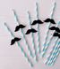 Паперові трубочки із вусами (10 шт.) straws-33 фото 1