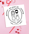 Хипстерская открытка на день влюбленных "Happy Valentine's Day" (01609)