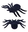 Великі оксамитові павуки на Хелловін 2 шт (2020-219) 2020-219 фото