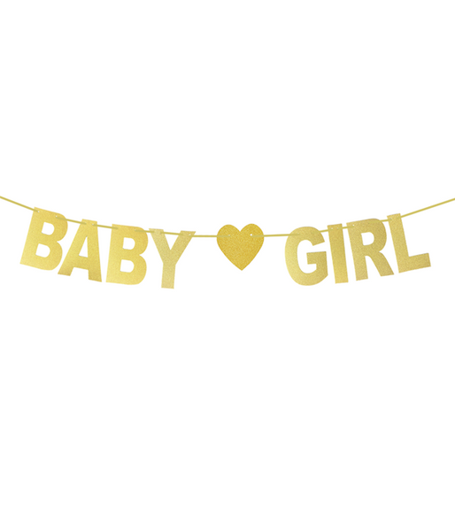 Гирлянда "BABY GIRL" (золотая) 2020-01 фото