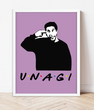 Постер для вечеринки в стиле сериала Друзья "UNAGI" 2 размера (F0243)