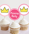 Топпери для капкейків "Princess Party" 10 шт (03351) 03351 фото