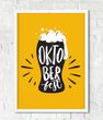 Постер "Oktoberfest" 2 размера (0299)