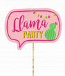 Табличка для фотосесії "Llama Party" (01712) 01712 фото