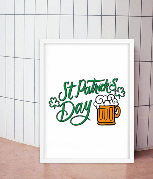 Постер на День Святого Патріка "Saint Patric's Day" 2 розміри (06067) 06067 (А3) фото