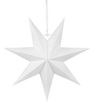 3D звезда картонная белая 1 шт 60 см (H072)