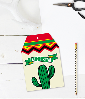 Ярлычок для украшения подарка "Let's Fiesta" (40-901) 40-901 фото