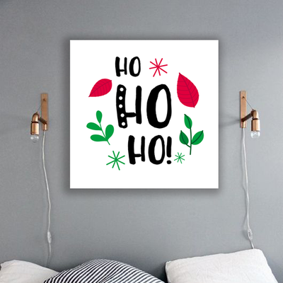 Новогодняя табличка для украшения интерьера "Ho Ho Ho" (04158) 04158 фото