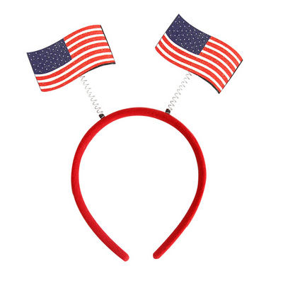 Аксесуар-обруч з американськими прапорцями для вечірки (AM2981) AM2981 фото