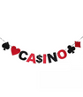 Гірлянда з фетру для вечірки в стилі казино "Casino"
