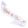 Лента через плечо на девичник "Bride to be" (B3450)