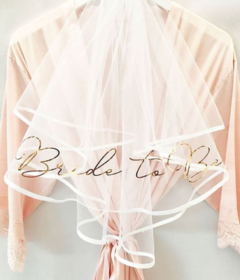 Фата для дівич-вечора "Bride to be" преміум якість (B70111) B70111 фото