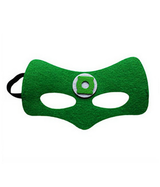 Детская маска супергероя "Зеленый фонарь" 020084 фото