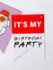 Бумажная гирлянда для вечеринки в стиле сериала Друзья "Happy Birthday" 12 флажов (F3315) F3315 фото 6