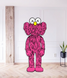 Фигурка KAWS из пластика розовая 140х60 см (KW209871) KW203147 фото 4
