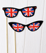 Набор фотобутафории "Британские очки" 2 шт (02699) 02699 фото 1