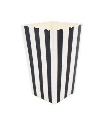 Коробочка для попкорна "Black stripes" 1 шт (50-034) 50-034 фото