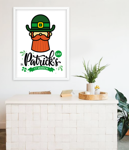 Постер на День Святого Патрика "Saint Partick's Day" 2 размера (06071) 06071 (А3) фото