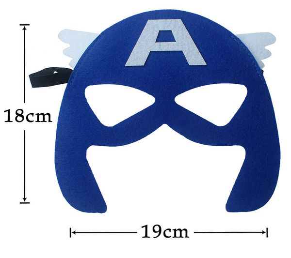 Детская маска супергероя "Капитан Америка" 020078 фото