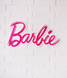 Табличка-логотип Barbie пластик 65х35 см (02897) 02897 фото 1