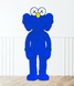 Фигурка KAWS для украшения интерьера из пластика синяя 140х60 см (KW709812) KW709812 фото 1