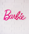 Табличка-логотип Barbie пластик 65х35 см (02897)