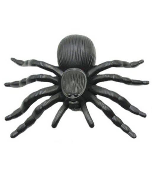 Паук из пластика на Хэллоуин черный 11 х 8 см (B-905) B-905 фото