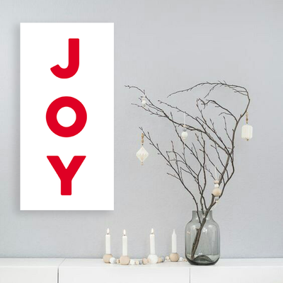 Новорічна табличка для прикраси інтер'єру дому Joy (04173) 04173 фото