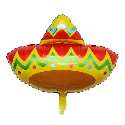 Большой воздушный шар-фигура "Шляпа Сомбреро" 62x64 см (B082023) B082023 фото