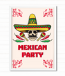 Постер "Mexican Party" 2 размера без рамки (03985)