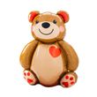 Фольгированный воздушный шарик Медведь на День Влюбленных 67х90 см (VD-71101)