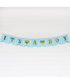 Бумажна гірлянда It is a boy! для хлопчика 2020-02_R221 фото