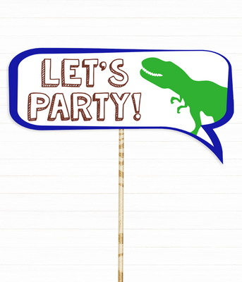 Фотобутафория-табличка для фотосессии LET'S PARTY! (03223) 03223 фото