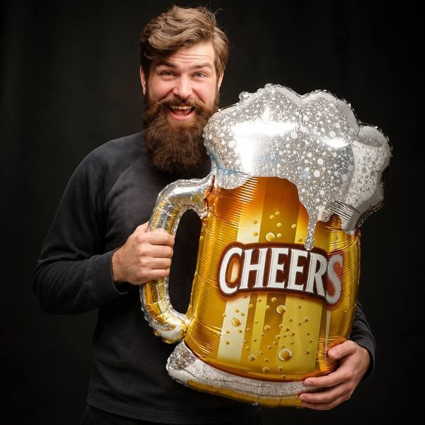 Повітряна куля Пивний кухоль Cheers 70x50 см (B21052023) B21052023 фото