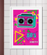 Постер для вечірки "80s party" 2 розміри (05087) 05087 (A3) фото 1