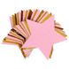 Бумажная гирлянда "Розовые и золотые звезды" 2 метра (M4020) M4020 фото 2