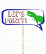 Фотобутафория-табличка для фотосессии LET'S PARTY! (03223)