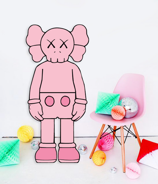 Фигурка KAWS из пластика розовая 140х60 см (KW400987) KW400987 фото