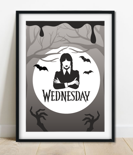 Постер с Уэнсдей Аддамс "Wednesday Addams" 2 размера (WDN4111) WDN4111 (A3) фото