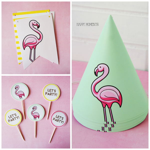 Набор декора для дня рождения ребенка "Фламинго" (019057) 019057 фото