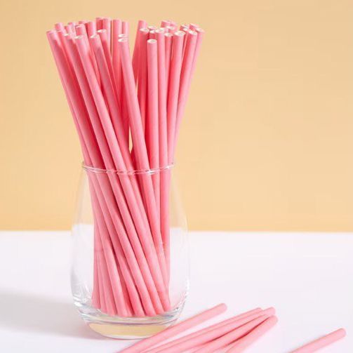 Паперові трубочки "Soft pink" (10 шт.) straws-19 фото
