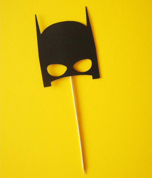 Картонный топпер для торта "Бэтмен" (L924) L924 фото