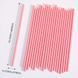 Паперові трубочки "Soft pink" (10 шт.) straws-19 фото 2