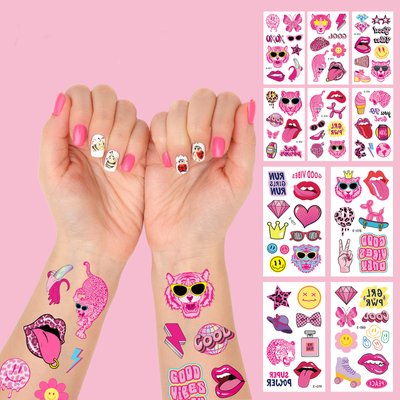Набір тимчасових татуювань Girl Tattoos 10 аркушів (TA3090) TA3090 фото