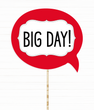 Табличка для фотосесії "Big day!" (0944) 0944 фото
