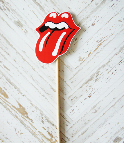 Аксессуар-губы для фотосессии "Rolling stones" 01685_R21 фото