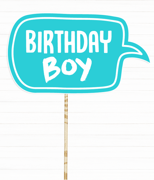 Табличка для фотосесії "Birthday Boy" (01676) 01676 фото