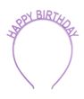 Аксесуар для волосся-обруч Happy Birthday (бузковий)